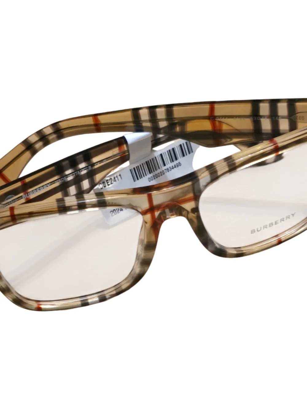 Burberry BE2411 4122 Vintage Check Eyeglasses – New With Tags